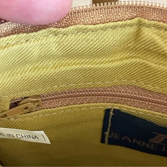 Vintage Gold evening Bag Jeanne Lottie metallic shoulder purse small formal - Picture 10 of 10